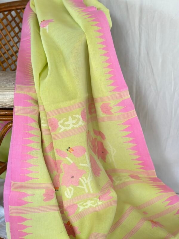 Slow-Crafted Manipuri Handloom Cotton Saree