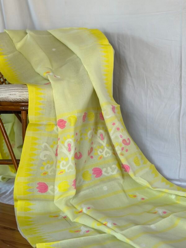 Slow-Crafted Manipuri Handloom Cotton Saree