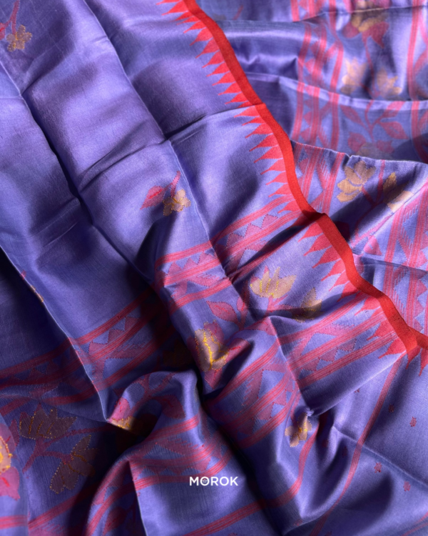 Artisanal Handwoven Mulberry Silk Saree Matek: Soft, Lustrous, Ethereal